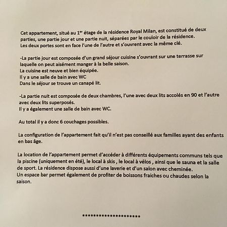 Appartement Royal Milan A Deux Cles Partie Nuit Et Partie Jour Saint-Lary-Soulan Kültér fotó